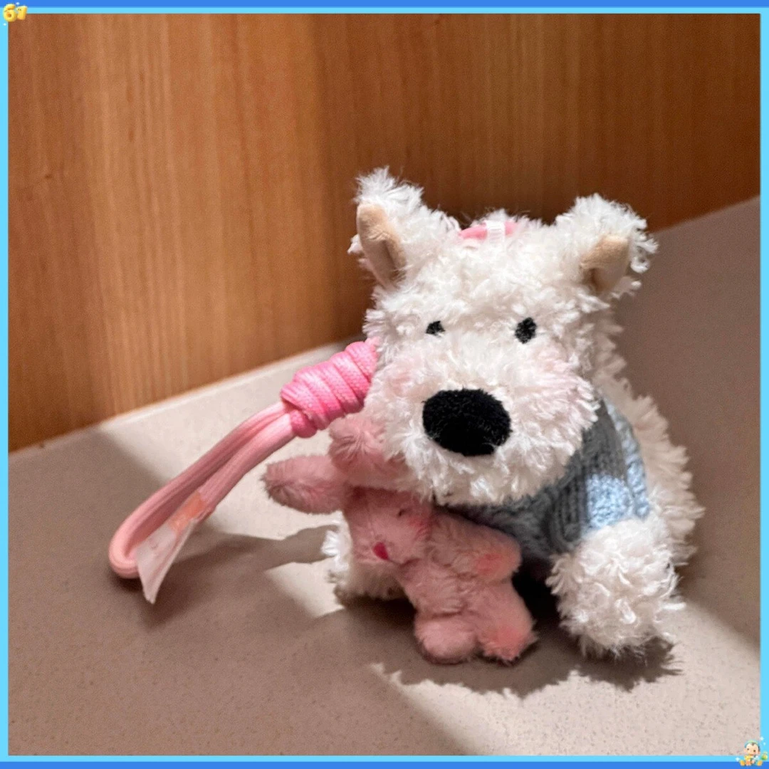 可爱包包挂件饰品毛绒玩偶车钥匙扣学生背包包挂饰姐妹礼物D02