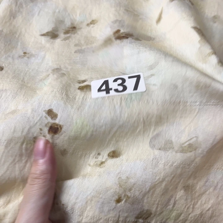 棉混纺437。 2.5米花布