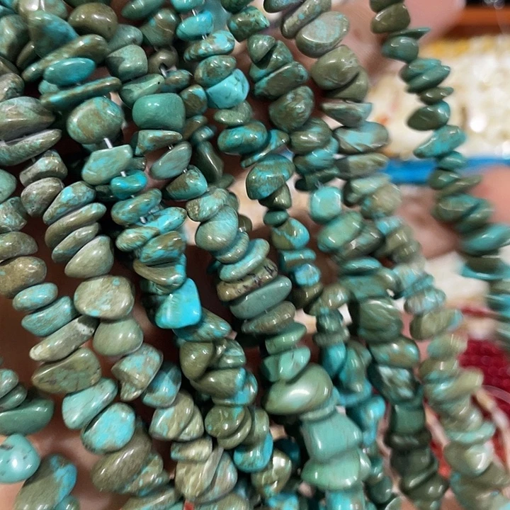 玛瑙/玉髓合金珠宝半成品2条原矿松石碎石