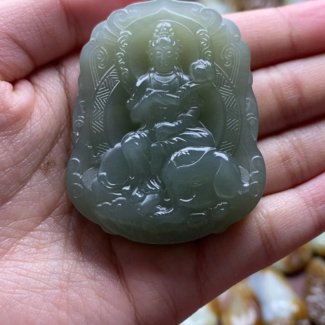 吊坠(不含链)未镶嵌和田玉（糖玉）