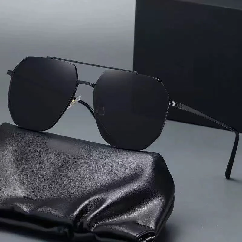 启鹰高清太阳镜男士防晒遮阳防紫外线开车钓鱼眼镜时尚尼龙片墨镜