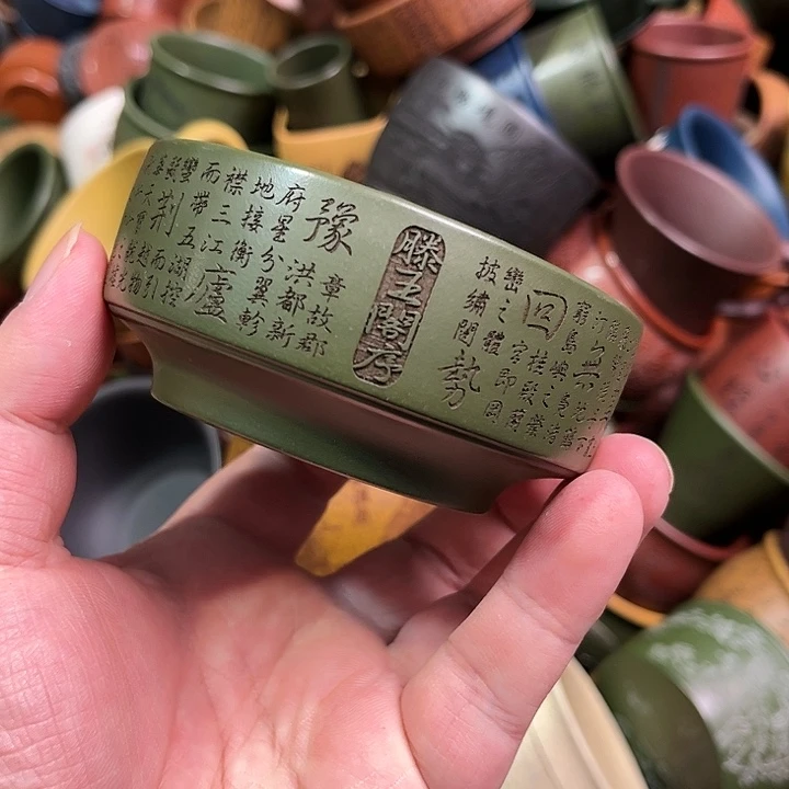 紫砂茶杯全手工紫砂主人杯