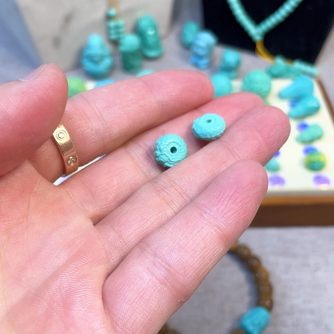 天然原生态湖北松配饰尺寸10