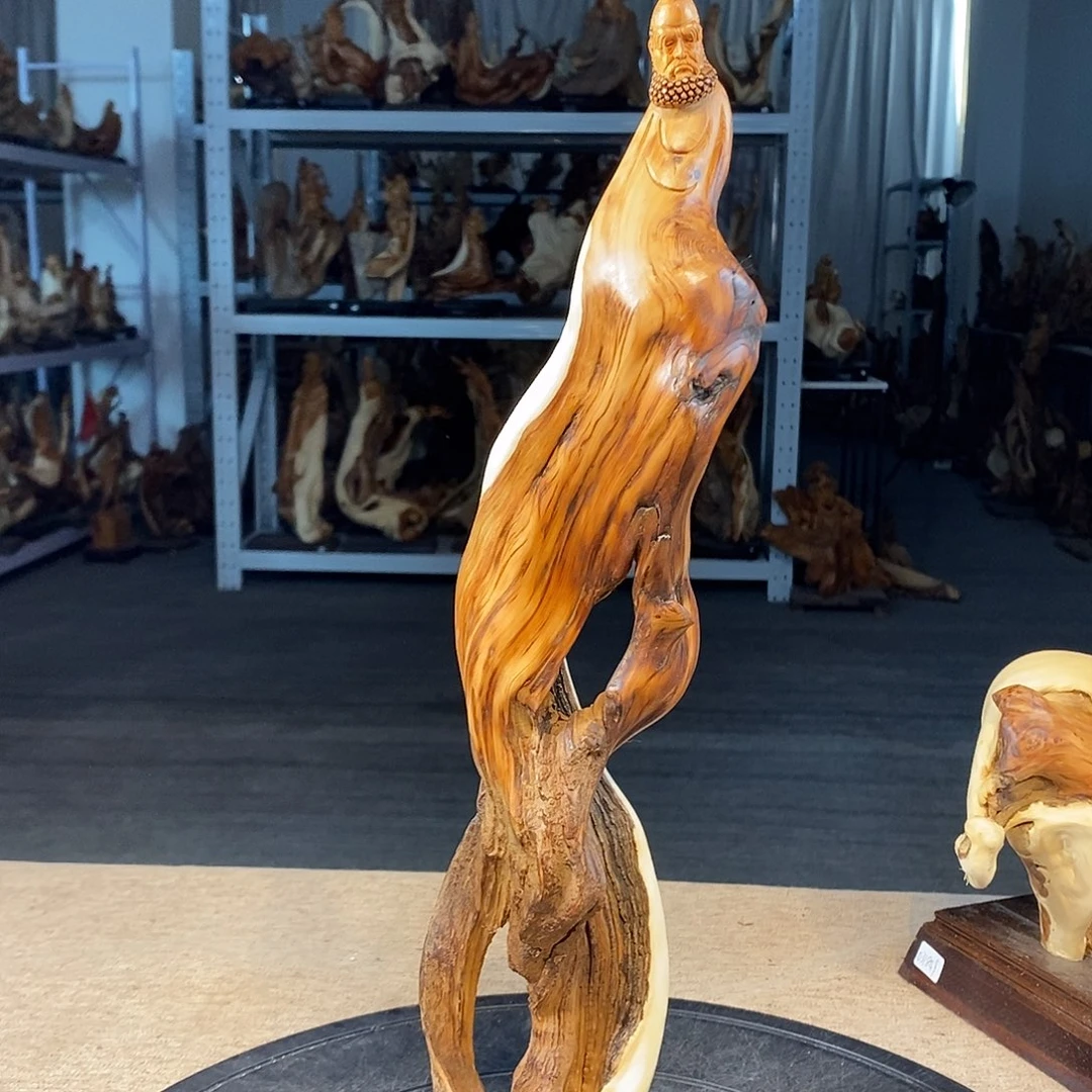 柏木（崖柏）崖柏木雕刻