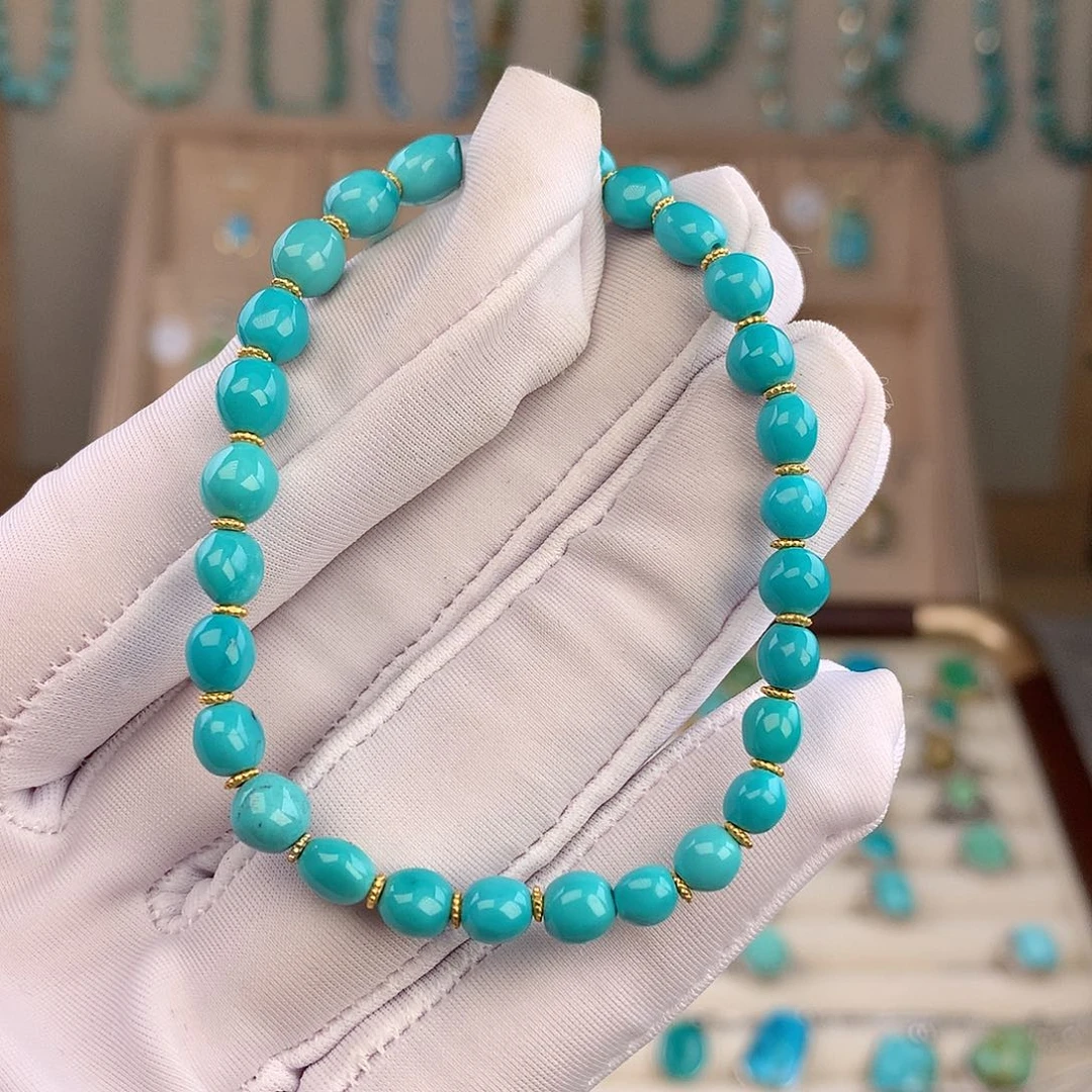 绿松石未镶嵌手链