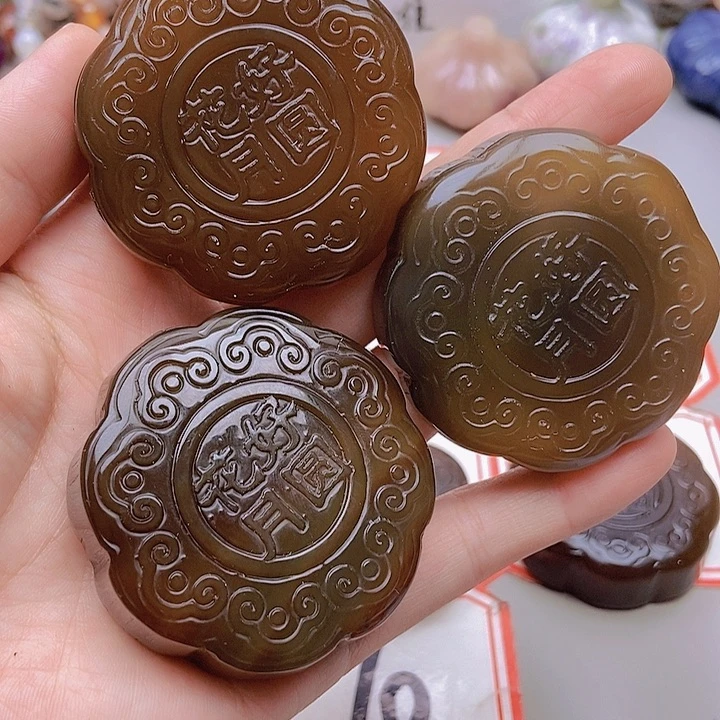 【闪购商品】未镶嵌玛瑙/玉髓珠宝半成品倾****)