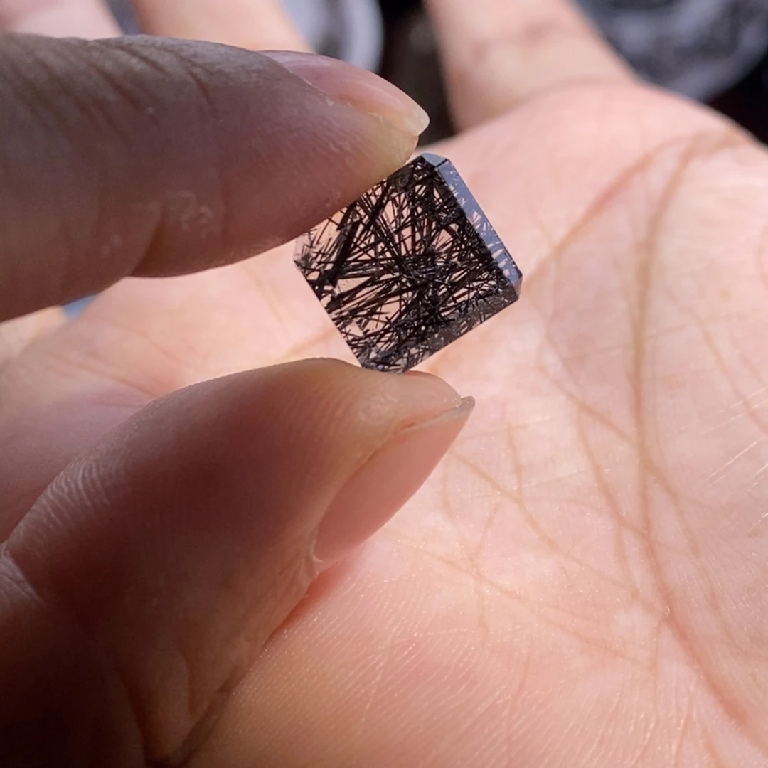 未镶嵌手链水晶11mm蕾丝黑发晶方糖