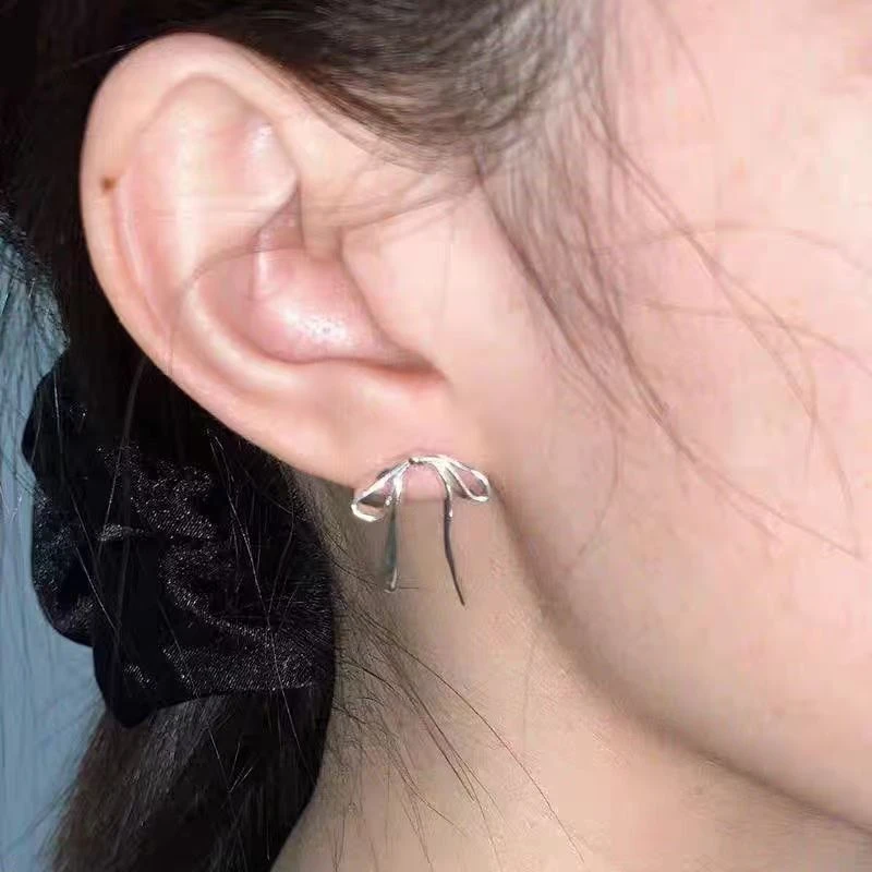 合金耳饰 BIBI【蝴蝶结】耳钉EH012