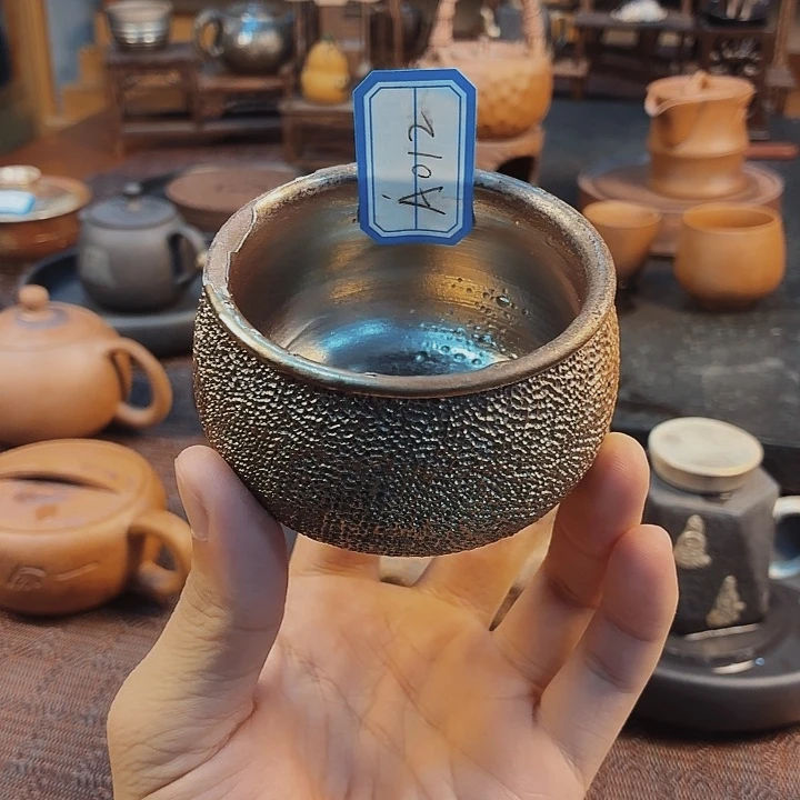 柴烧手工老岩泥茶器
