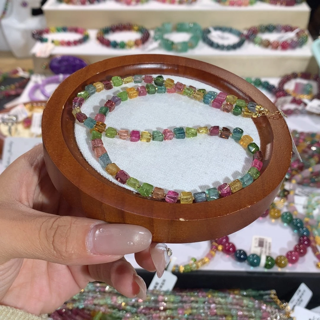 未镶嵌碧玺手串手链