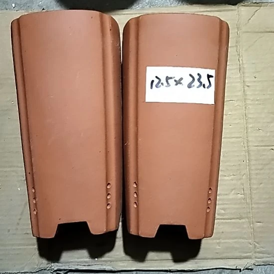 紫砂红泥四方签筒两个