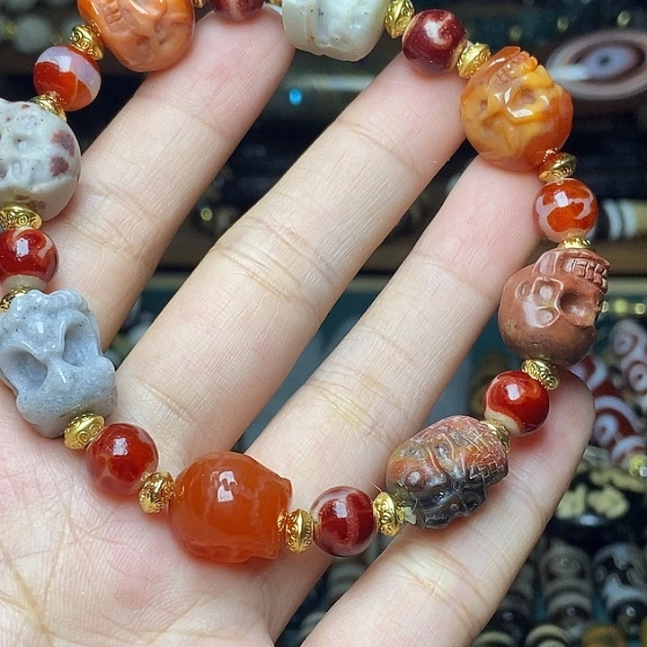 玛瑙/玉髓未镶嵌手链