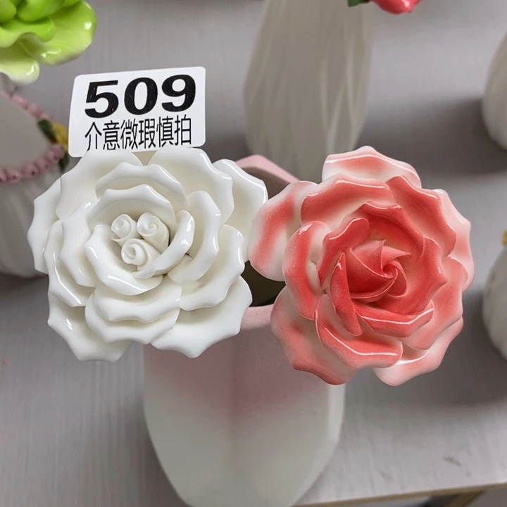 陶瓷手工制作陶瓷花