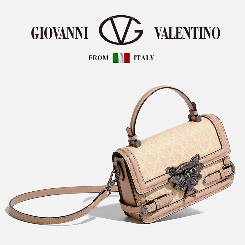 GIOVANNI VALENTINO/卓凡尼·华伦天奴经典时尚达芙妮女包半岛铁盒