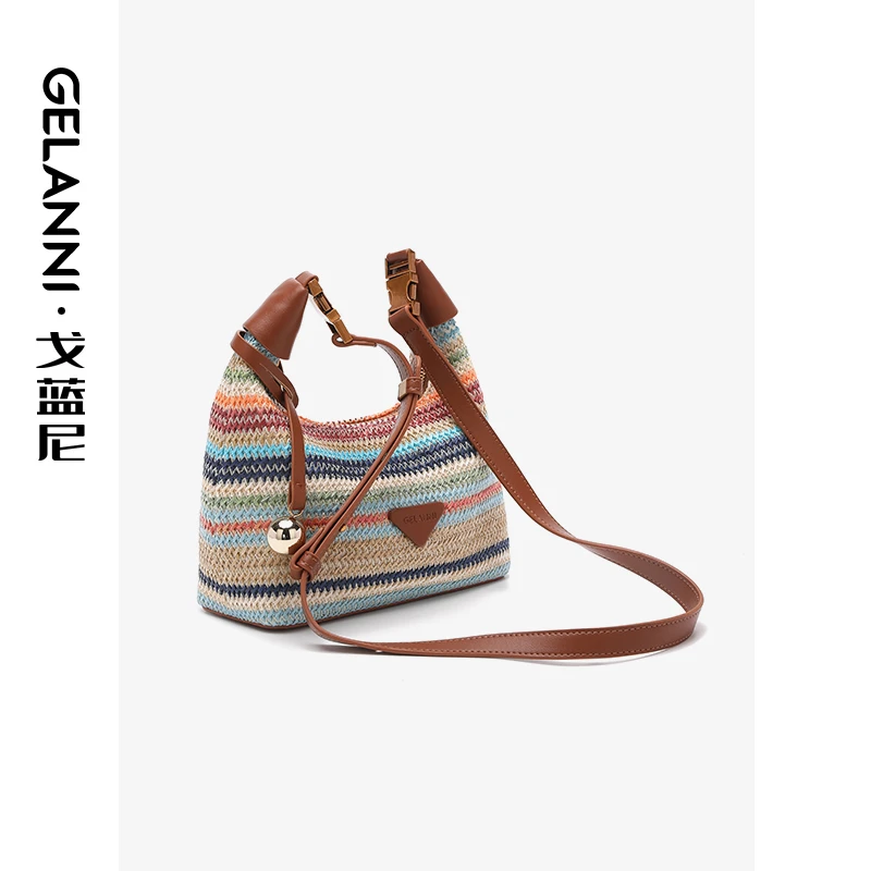 【不退差价】GELANNI高定波西米霓虹斜挎包