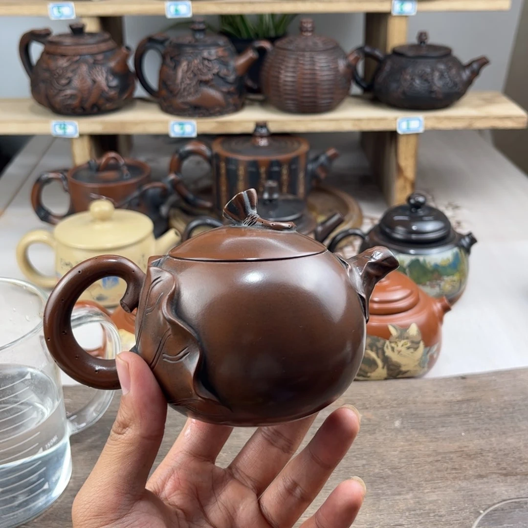 壶那*好建水紫陶传承全手工制作