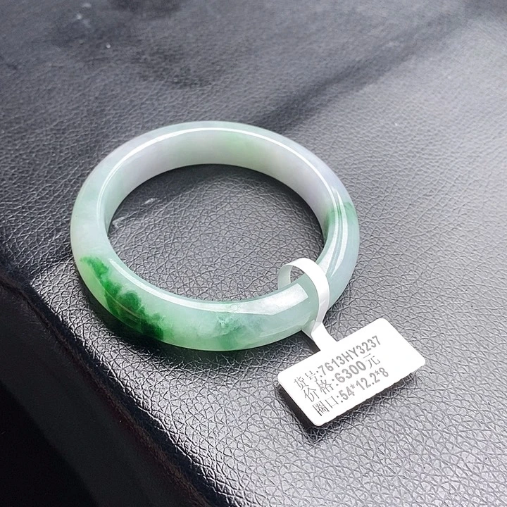 未镶嵌手镯翡翠54正圈37