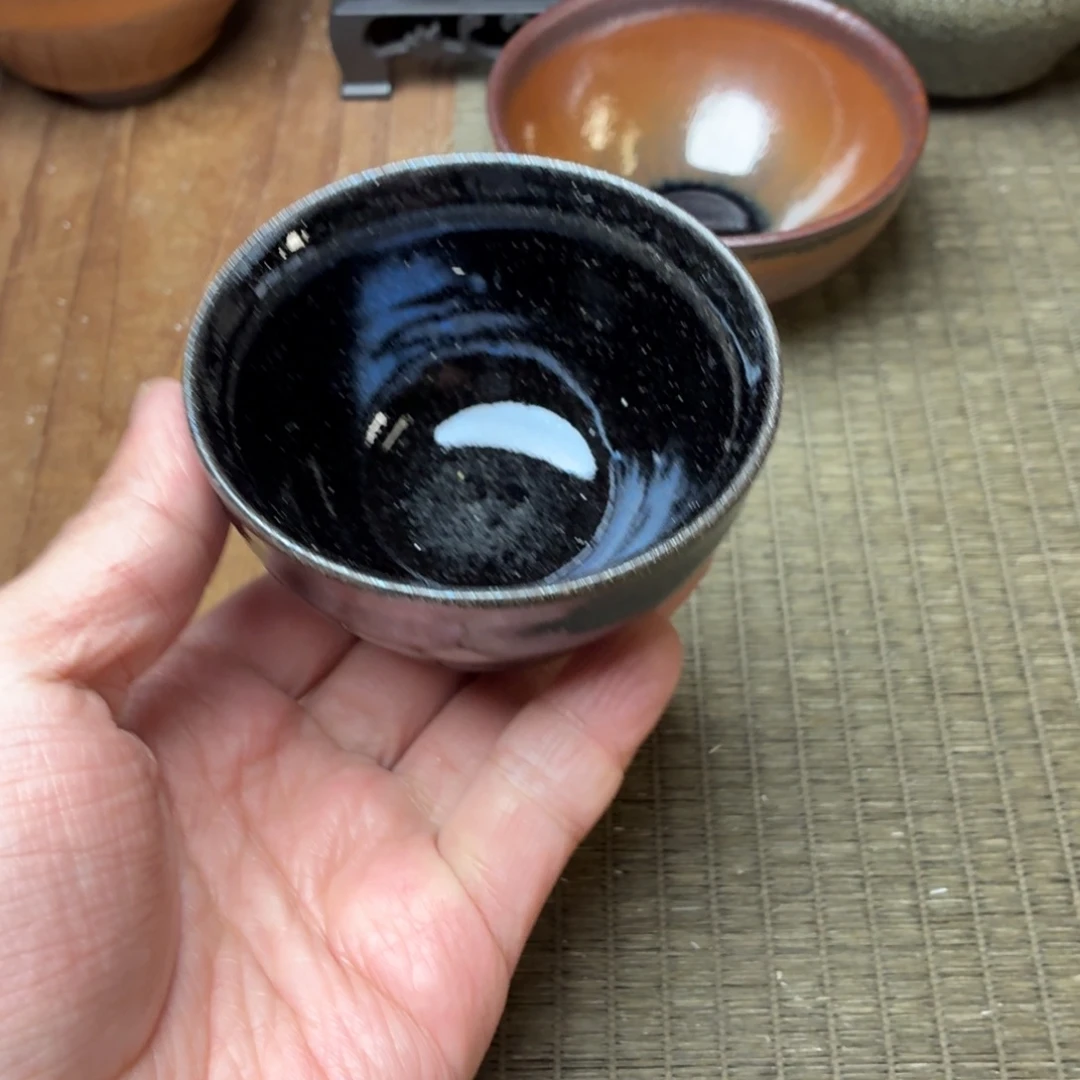 拉***牛茶盏松风渡建盏柴烧