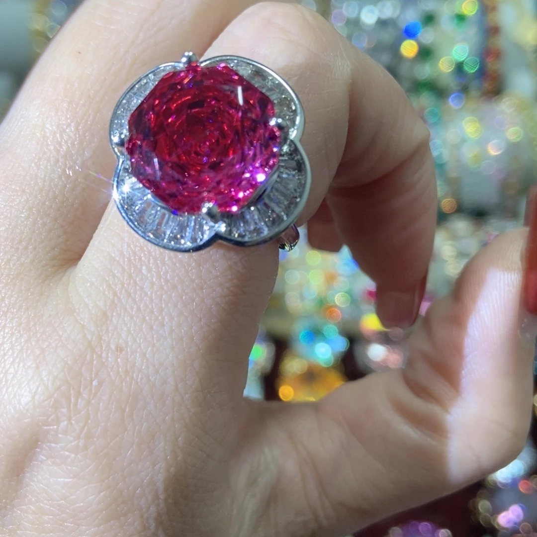 66锆石（处理）戒指