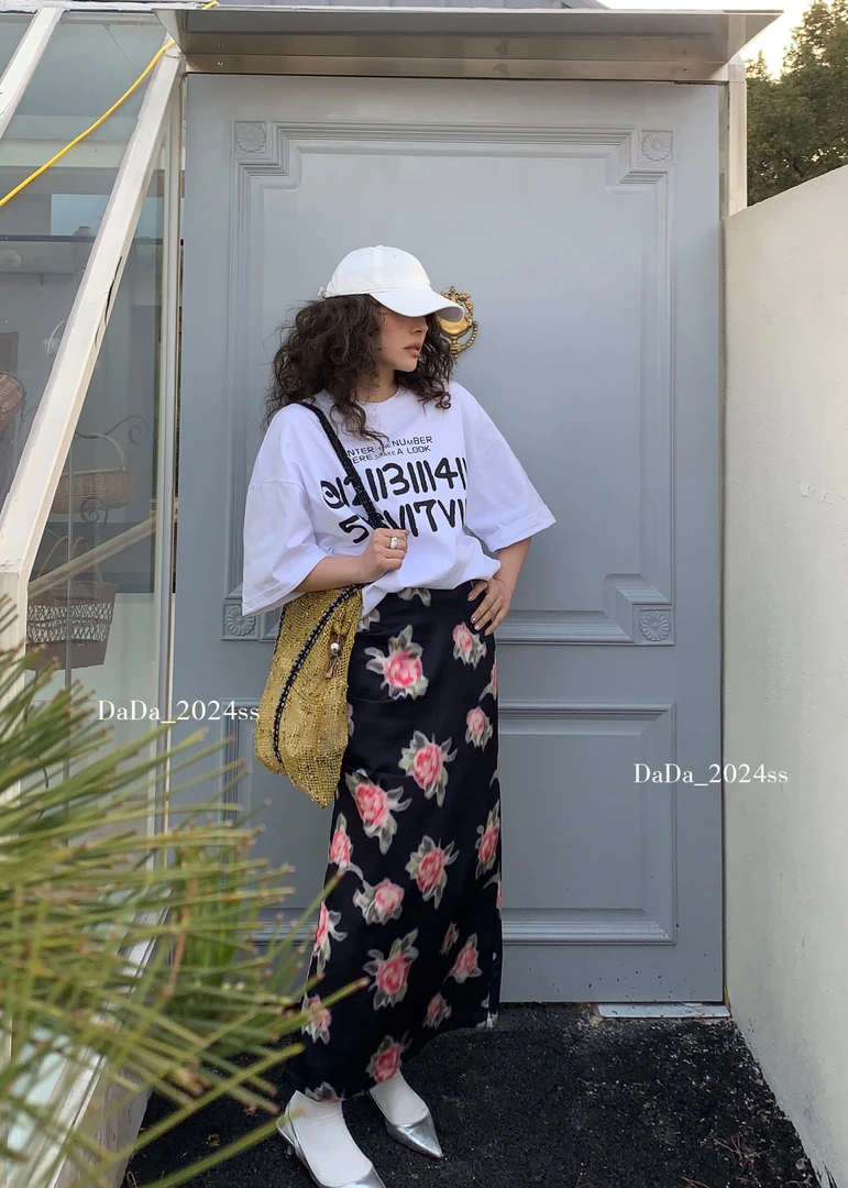 NO退NO换DaDa原创 碎花半身裙9065