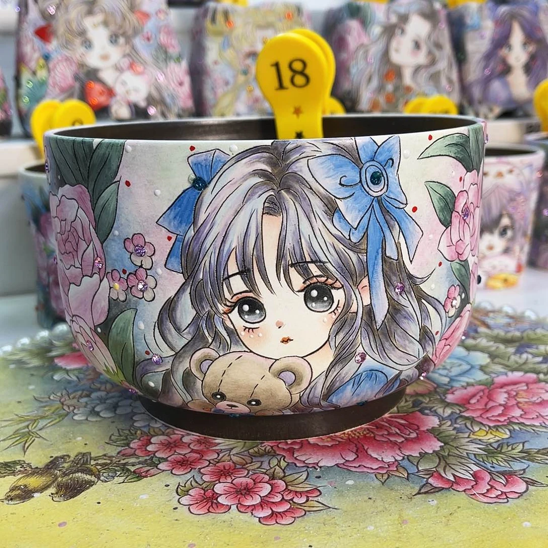 红陶薄雾花盆一物一拍