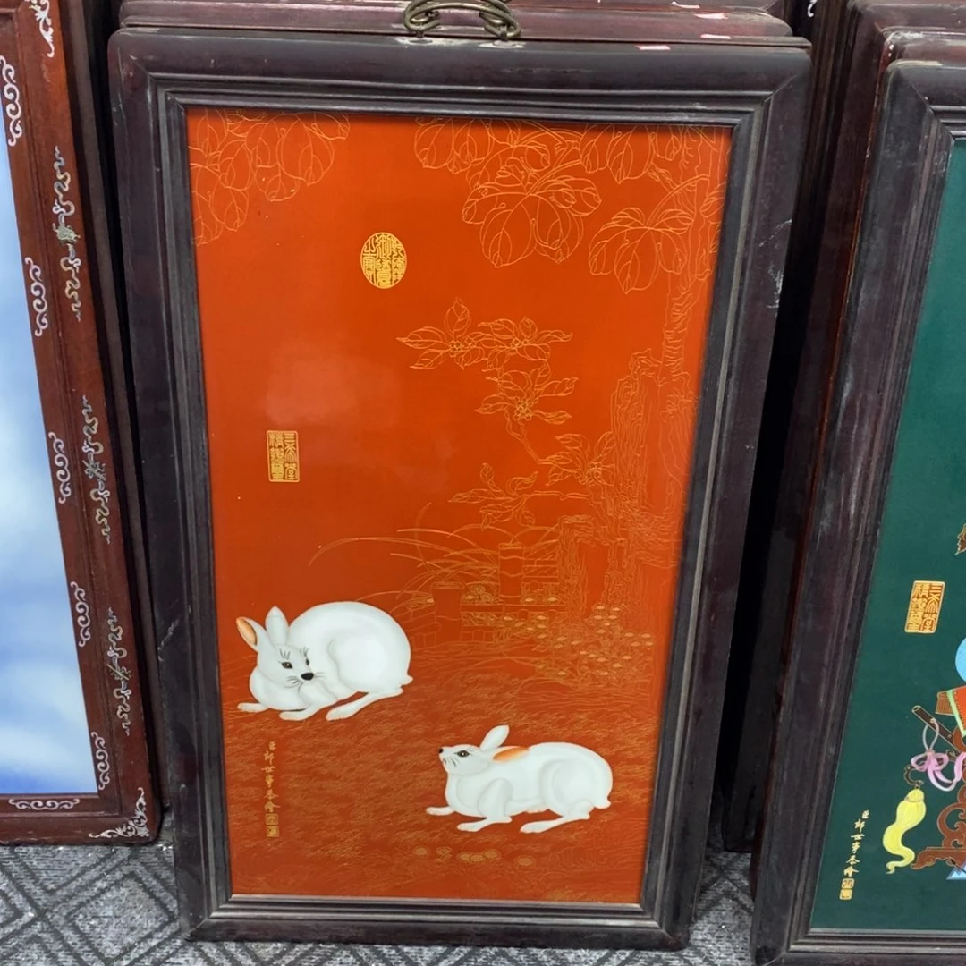 瓷90*52 景德镇瓷板画柴窑烧制