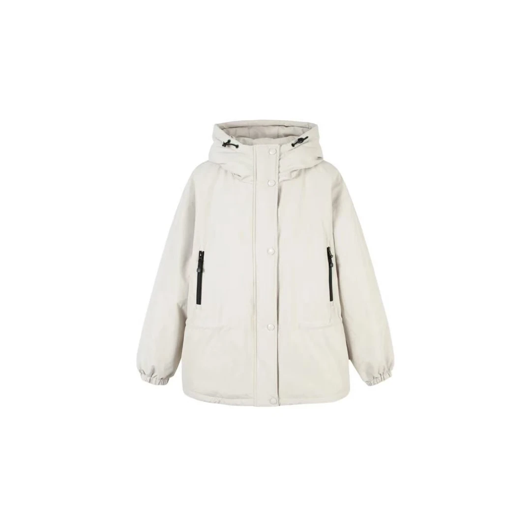 【追风】冬季新款90白鸭绒羽绒服抽绳休闲户外风冲锋衣外套