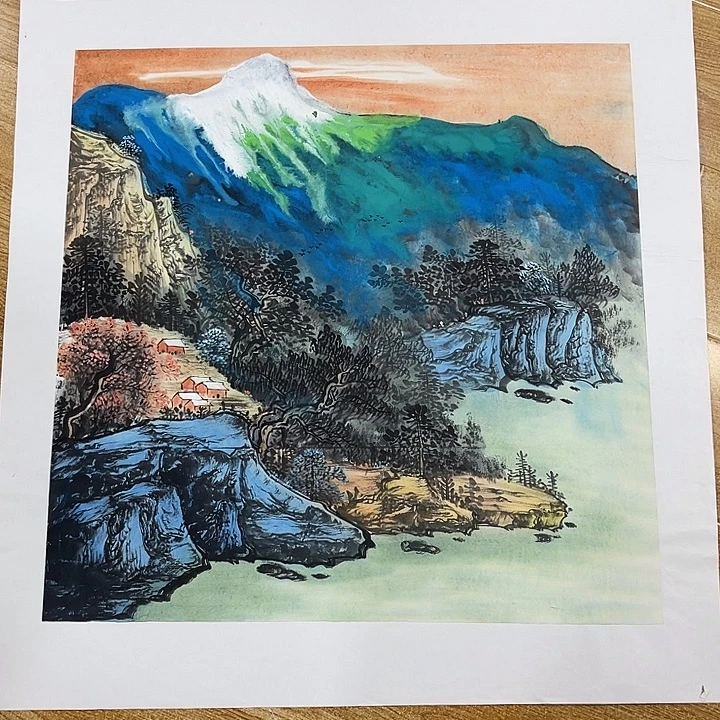 姜奇老师山水作品68×68