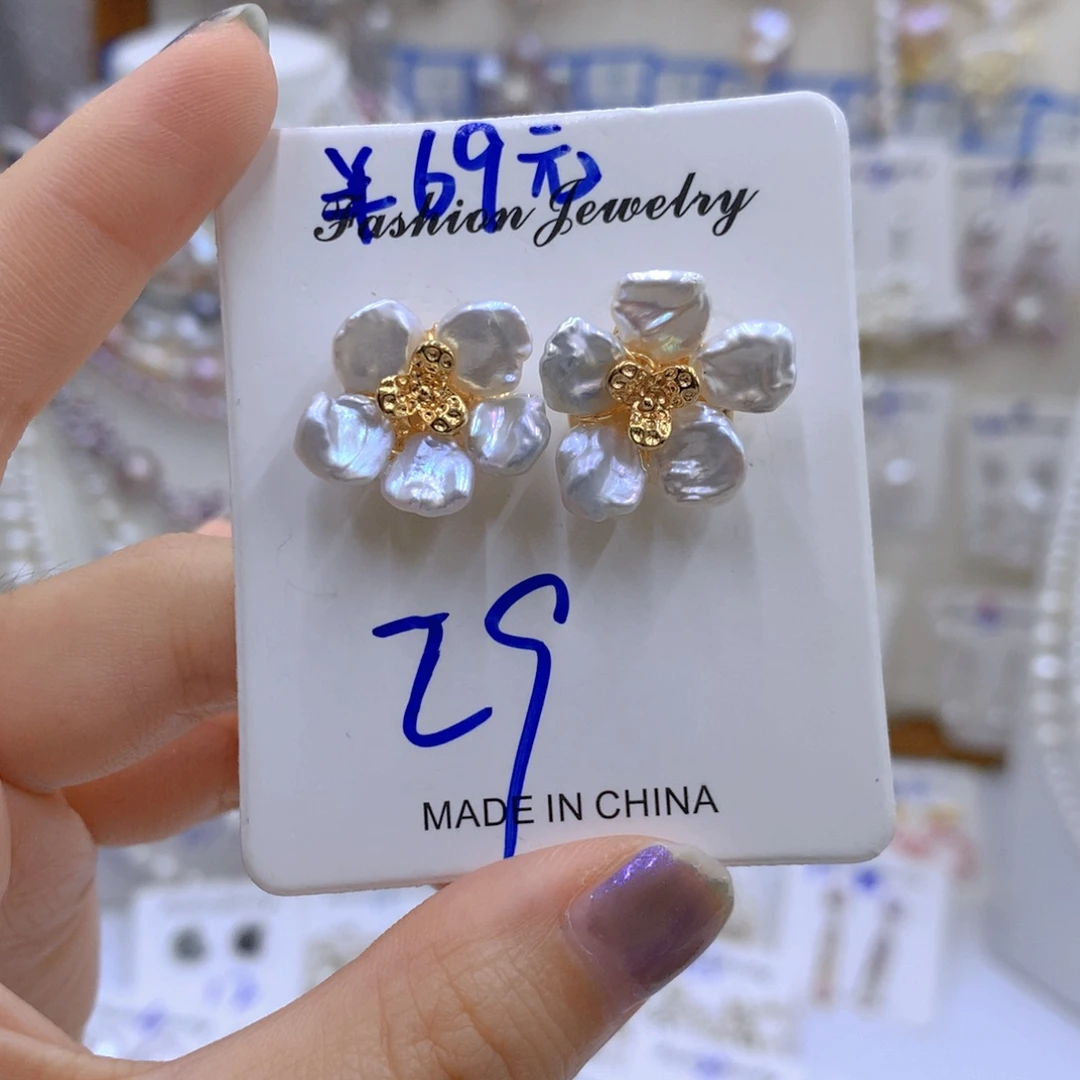 淡水珍珠颈饰银S925镶嵌