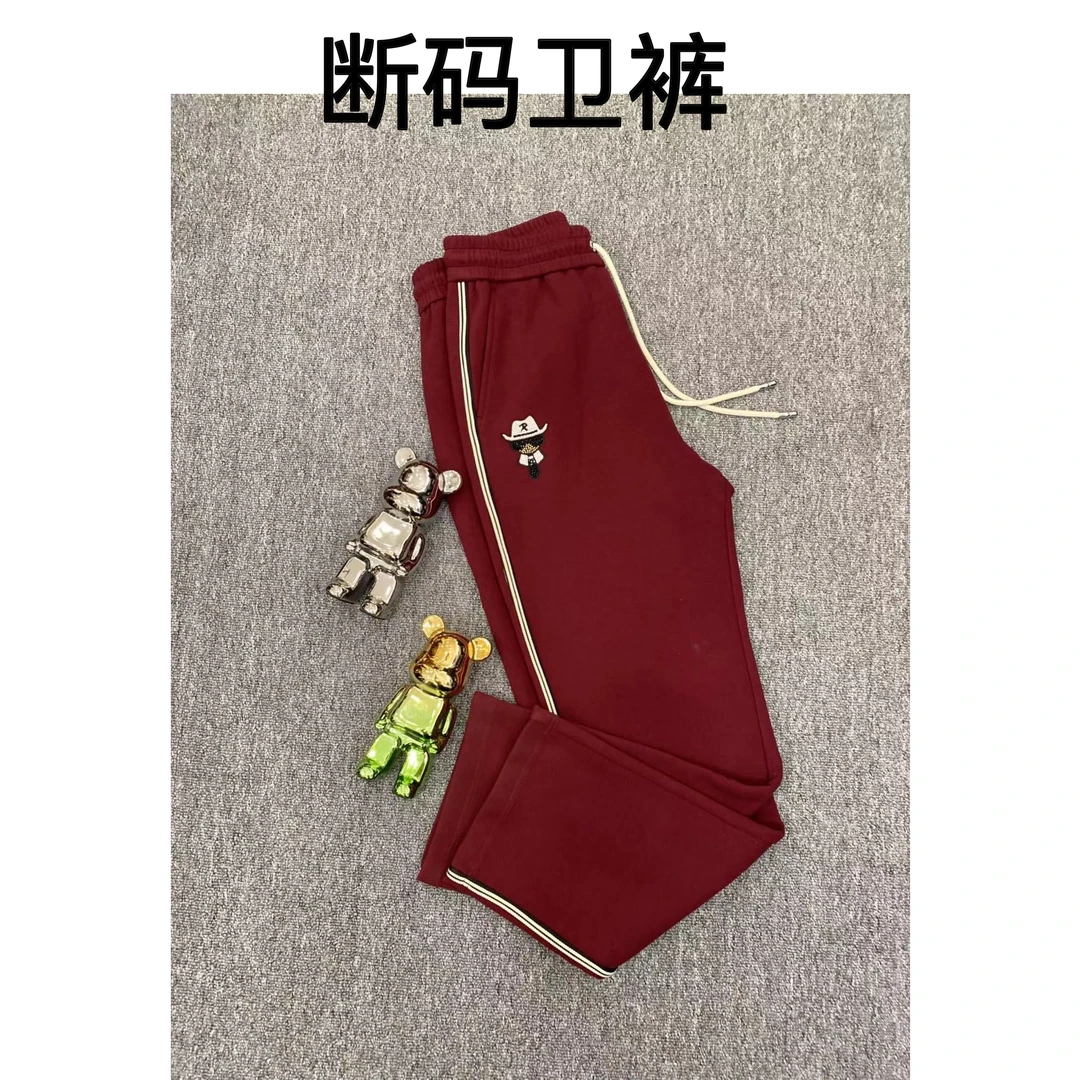 【欧洲名店】8413高品质V红标秋冬款加厚柔软舒适男士卫裤