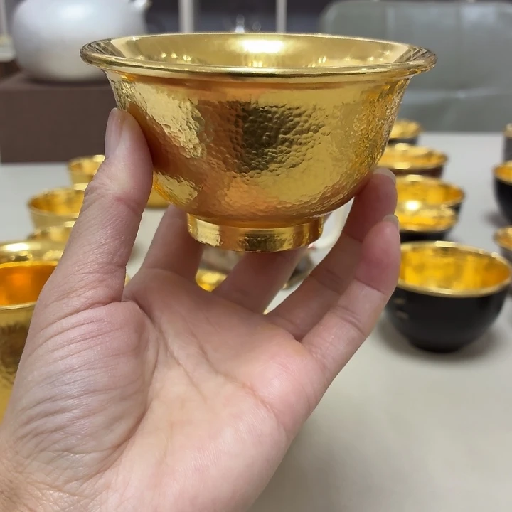 李小鹤里外金足金6克压手杯150毫升