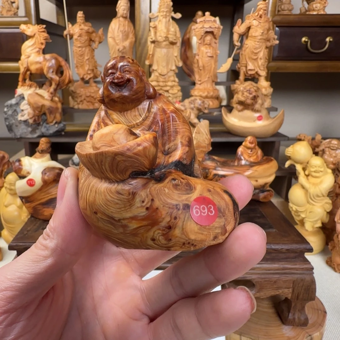 崖柏小木匠艺雕一物一拍