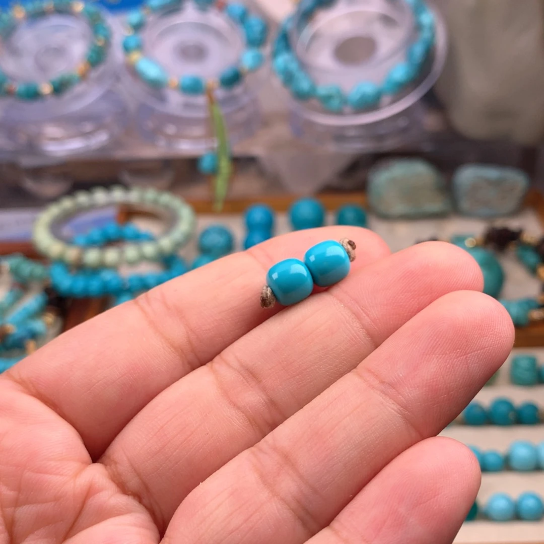 未镶嵌绿松石珠宝奇石