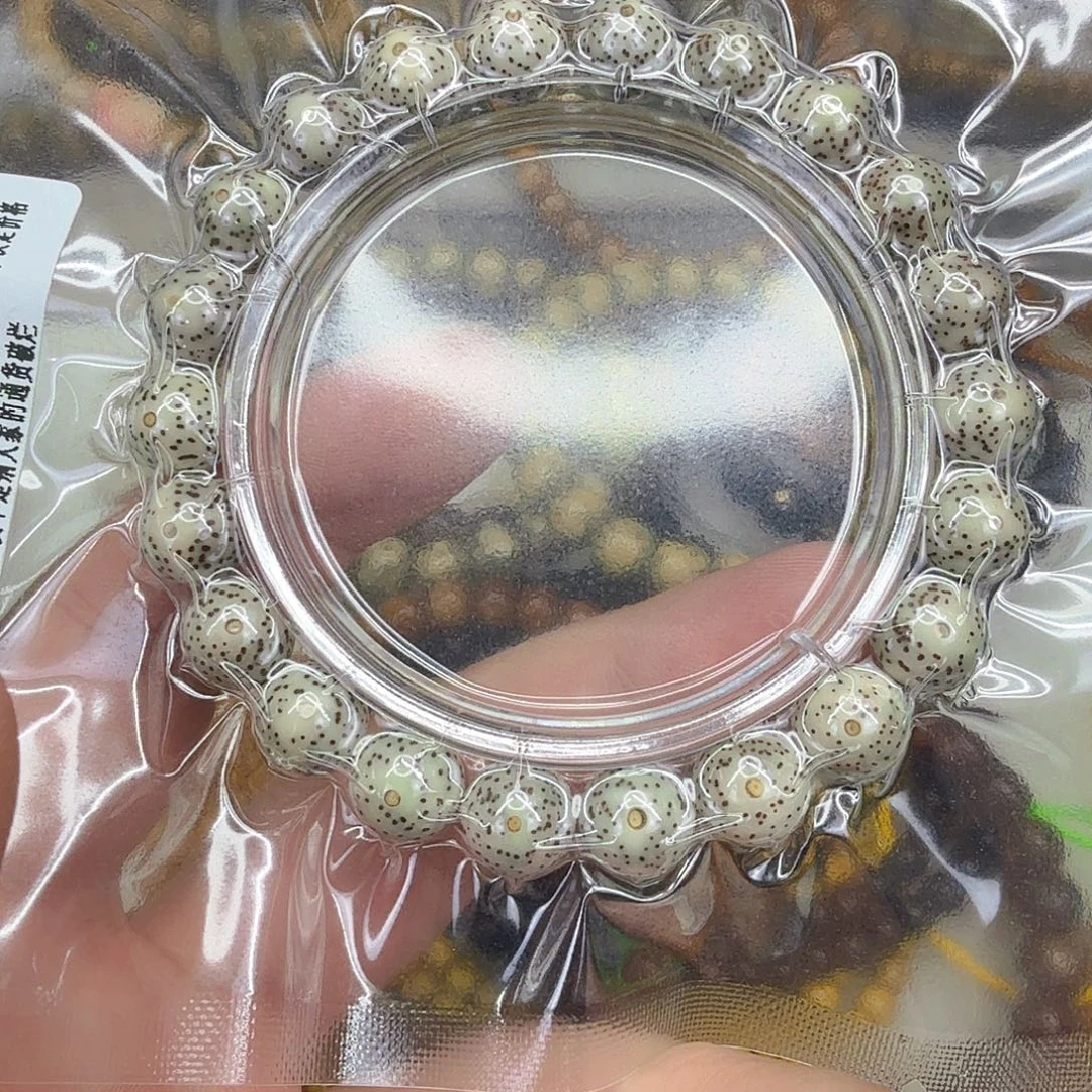 手串星月菩提3练手糯冰星月菩提单圈10圆