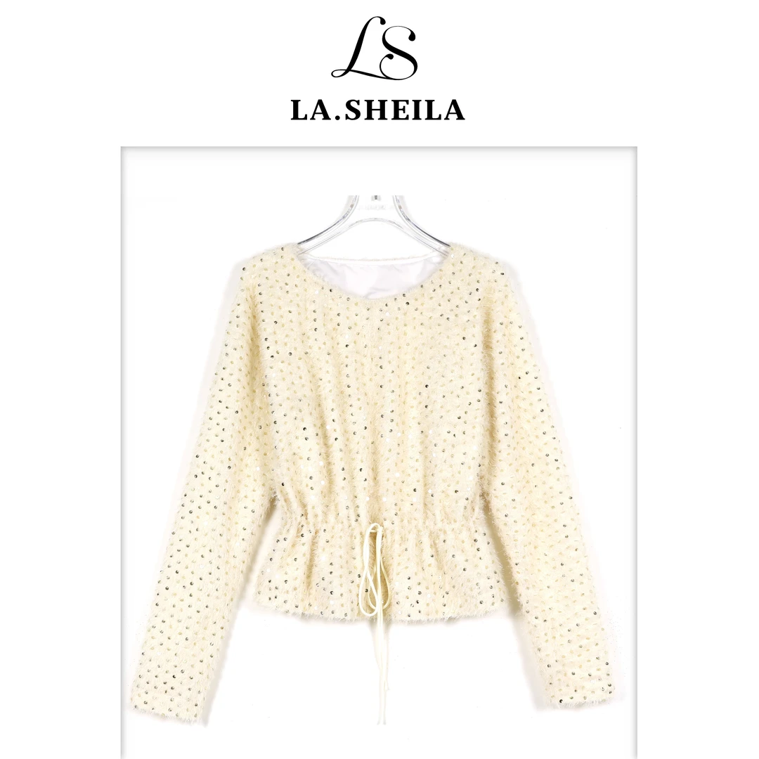 LA.Sheila “美人鱼”重工亮片流苏上衣253-SY/0912-3102137