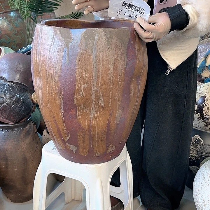 正品口35高46花盆……