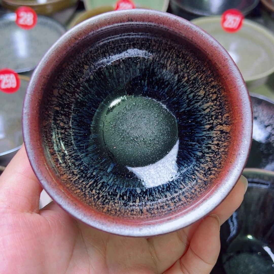 茶盏葛*调龙窑柴烧茶盏现代