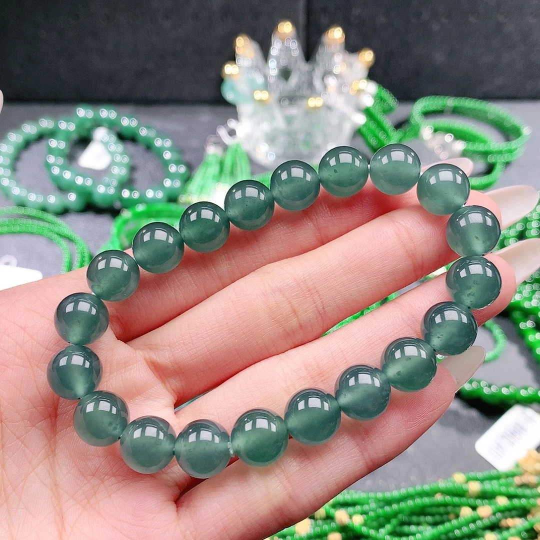 翡翠未镶嵌手串手链