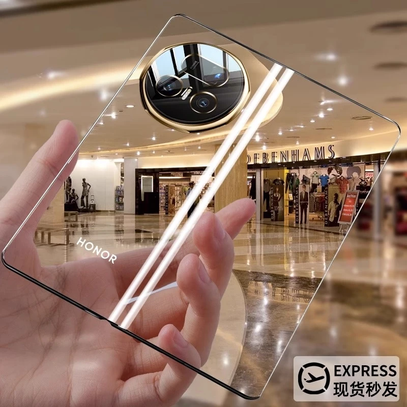 适用荣耀MagicV5手机壳新款超薄折叠屏透明防摔还原裸机手感外壳