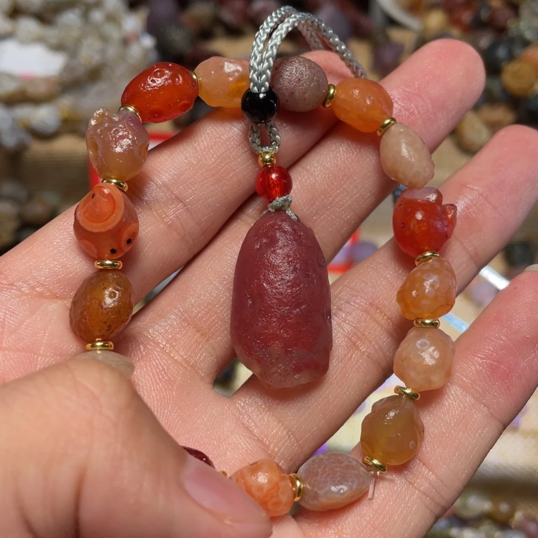 玛瑙/玉髓手链未镶嵌