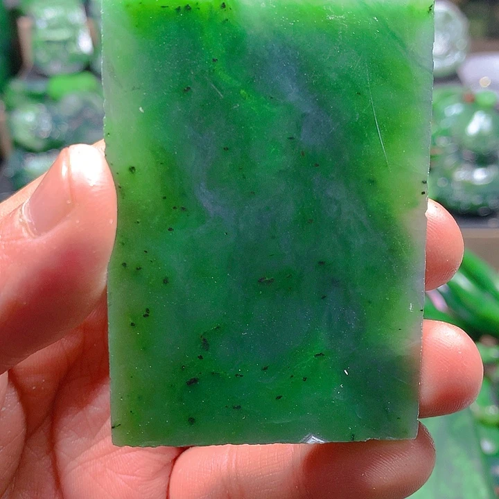 和田玉（碧玉）未镶嵌珠宝半成品