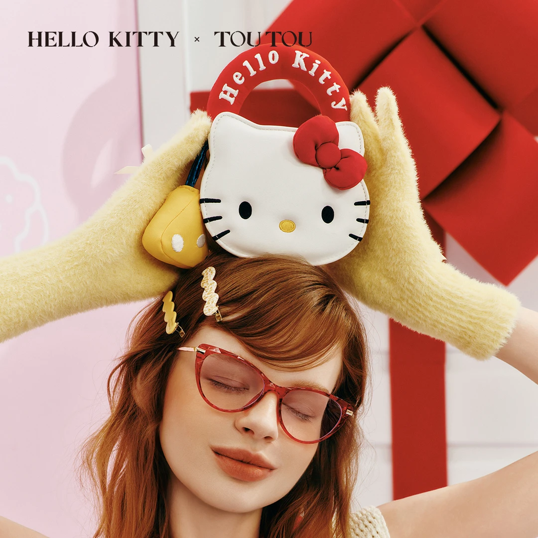 toutou【三丽鸥官方正版授权】HelloKitty包包女包斜挎包-小版BD