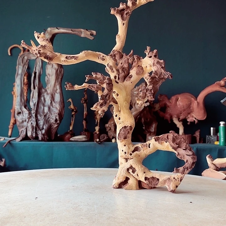 黑果木奔****件262金丝红木羊蹄甲半成品