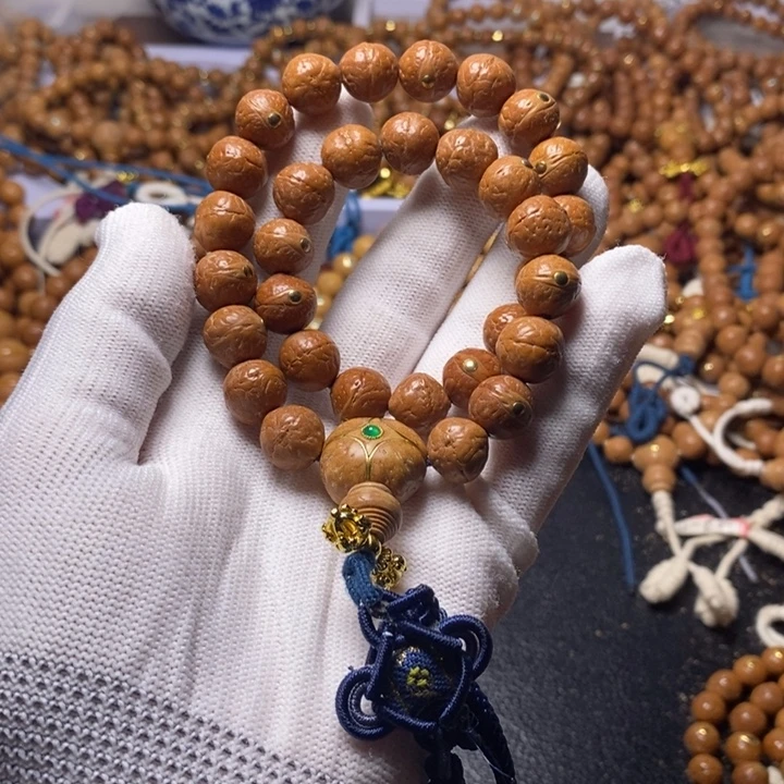 发***子尼泊尔凤眼菩提手串