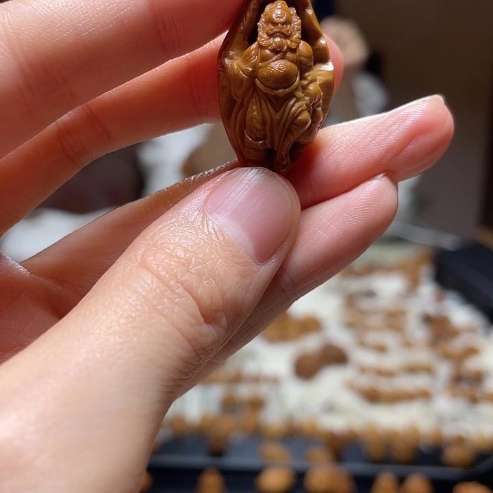 橄榄核吊坠橄榄 钟馗