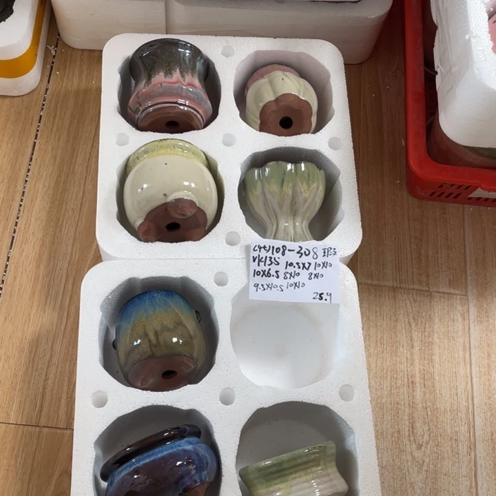 粗陶多肉花盆微瑕308