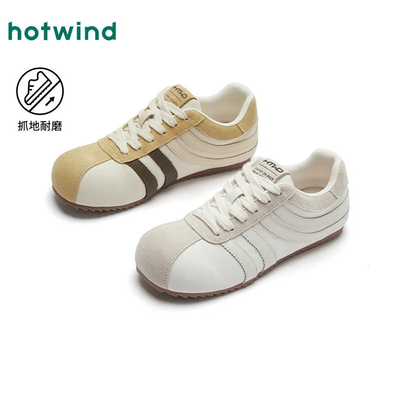 热风2025年春季新款女士时尚休闲鞋H11W25121