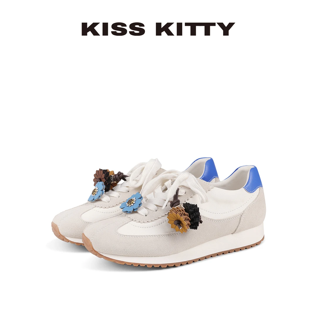 慢跑德训鞋25年秋冬复古女鞋户外休闲鞋牛皮运动鞋