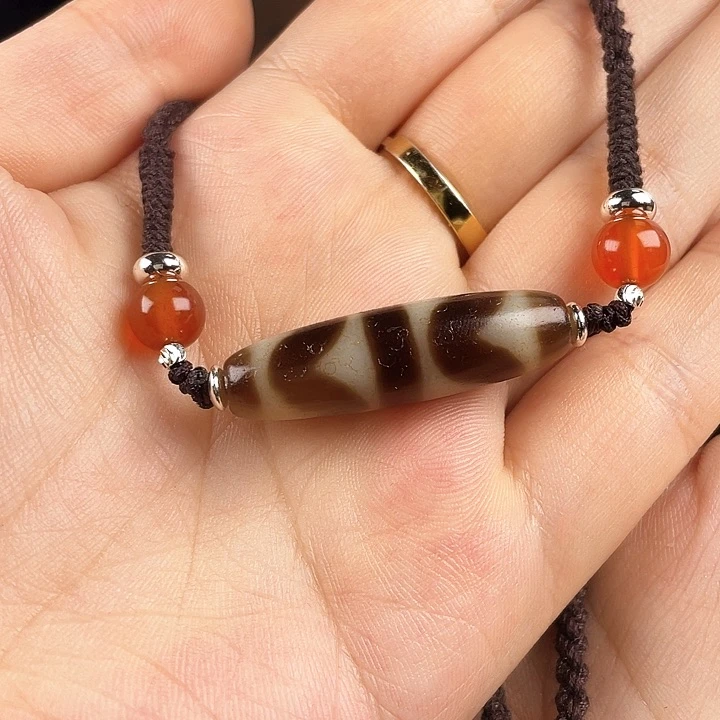 玛瑙/玉髓颈饰合金N***捷