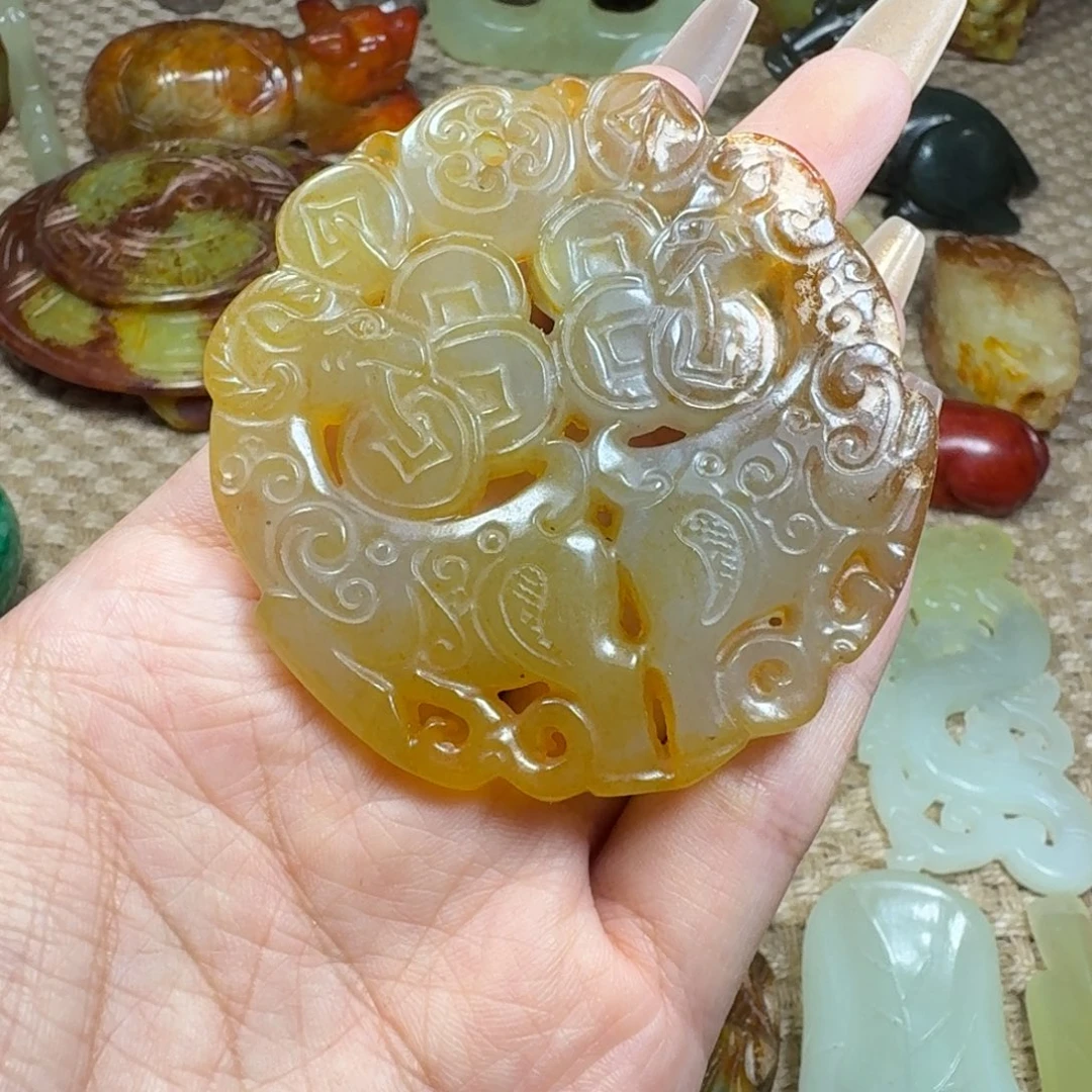 吊坠白玉菩提挂件